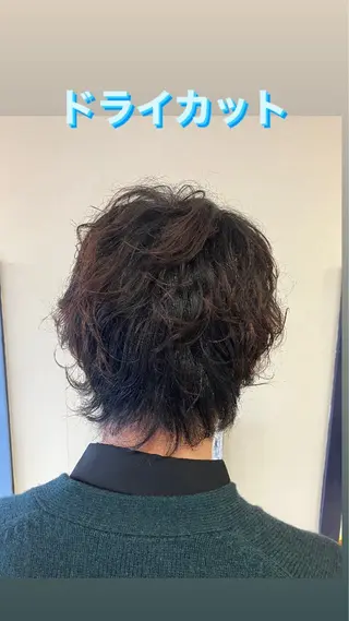 ショート カラー パーマ メンズ 横田 尚登のヘアスタイル