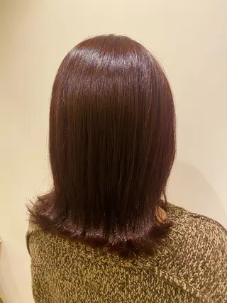 ミディアム カラー 🌹艶髪カラー🌹 津田晴加【西荻窪】のヘアスタイル