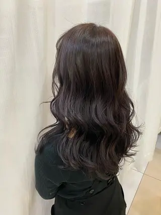 セミロング カラー ヘアアレンジ エクステ＆カラー 特化F-card上通のヘアスタイル