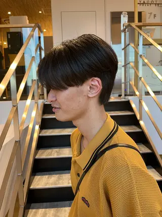 ショート パーマ メンズ 店舗移動します ご連絡くださいESAのヘアスタイル