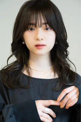 セミロング 美髪改善ストレート/ 植村友哉のヘアスタイル