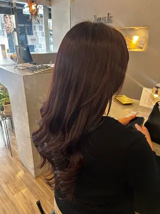 ロング カラー ブリーチ／ヘアセット 🪞🌙minamiのヘアスタイル