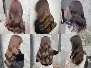 ロング _WHITE＋ 南海難波店のヘアスタイル