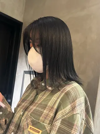 ミディアム カラー デザインカラー❤︎ イシイレイのヘアスタイル