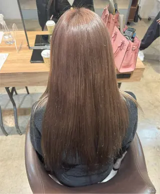 セミロング カラー 聖斗 /ハイトーン/パーマのヘアスタイル