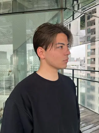 ショート カラー メンズ 表参道メンズカット hikariのヘアスタイル