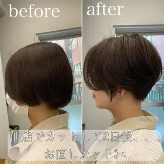 ショート ショート、ボブ特化 長島智彦のヘアスタイル