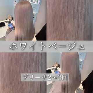 ロング カラー 🪄池袋ハイトーン 🪄ブリーチカラーのヘアスタイル