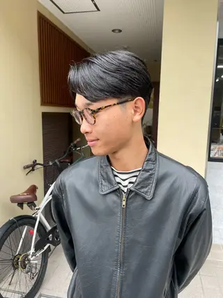 メンズ darts所属・マツダ レンのヘアスタイル