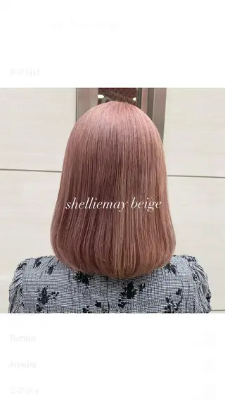 ロング カラー ヘアアレンジ 代表🎀 ふわモテ愛 され髪🩷yumiのヘアスタイル