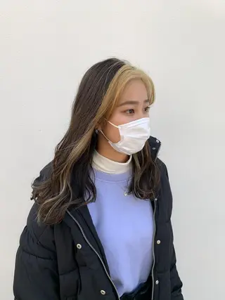 ロング カラー 〽️magico/ ウルフDaiki〽️のヘアスタイル