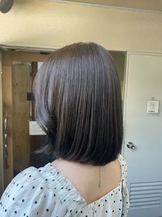 ショート カラー ふかたさや🌟 艶感カラー🌟のヘアスタイル