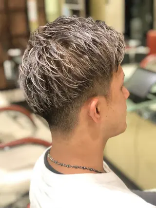 ショート カラー メンズ 井上 武輝のヘアスタイル