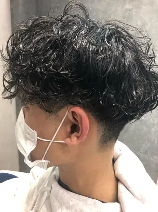 パーマ メンズ Noy所属・Noyヨシモト ヒロトのヘアスタイル