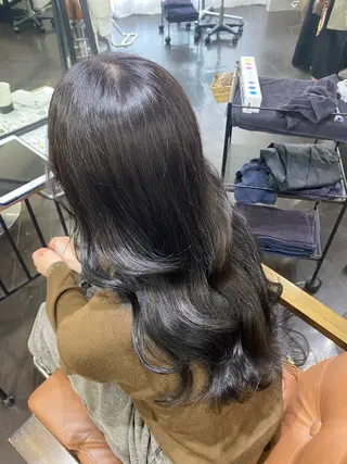 ロング カラー ヘアアレンジ 🍒ᩚ名駅/艶髪 縮毛矯正/あゆ🍒ᩚのヘアスタイル