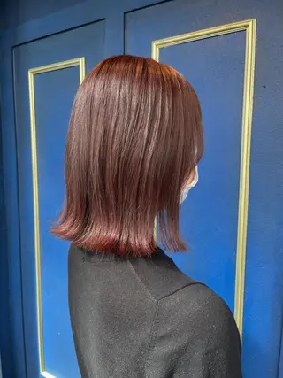 ミディアム カラー 🦩レイヤー|透明感 カラー🦩makoのヘアスタイル