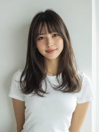 ミディアム カットモデル募集中✨ 津川里緒✨️のヘアスタイル
