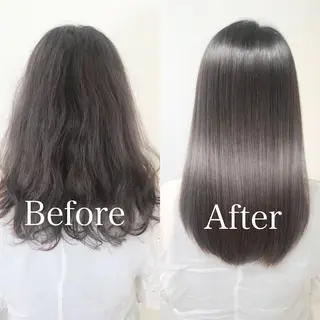 セミロング カラー パーマ newi大分 /髪質改善のヘアスタイル