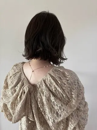 ミディアム カラー ヘアアレンジ 若松 心和のヘアスタイル