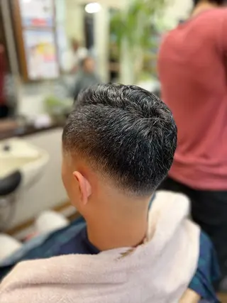 ショート メンズ アオハレbarber shop所属・アオハレ バーバーのヘアスタイル