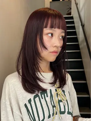 ロング カラー カラーモデル🪄 ひなのヘアスタイル