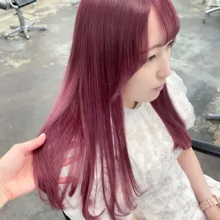 ロング カラー ヘアアレンジ 💗💗韓国レイヤー yu-ki💗💗のヘアスタイル