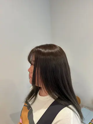 ロング カラー 川端 明莉のヘアスタイル