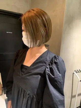 ショート カラー アンニュイヘア🪽 ayumiのヘアスタイル