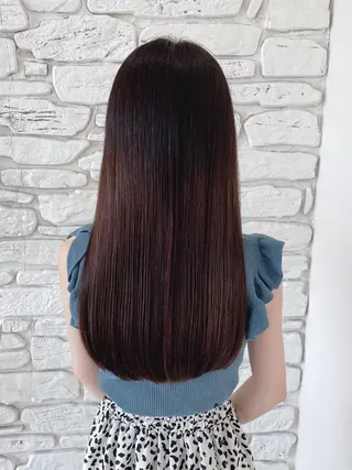 ロング 加藤 菜々香のヘアスタイル