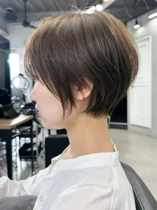 ショート 暖色カラー/レイヤー カット☁️MEI☁️のヘアスタイル