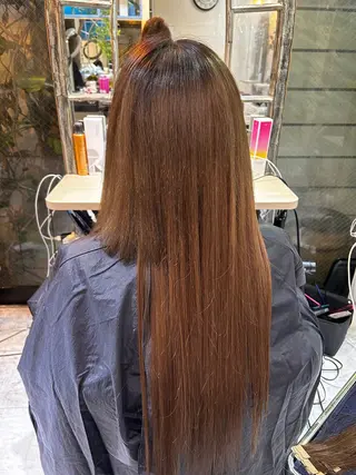 ロング カラー 6Dエクステ 鳥谷ミナトのヘアスタイル
