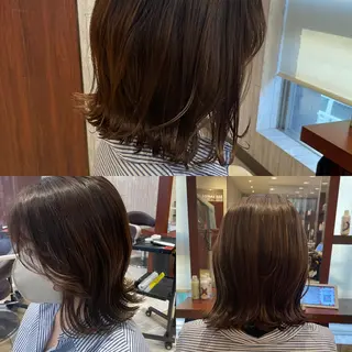 ミディアム EARTH菊名店👾 ひらのすぐるのヘアスタイル