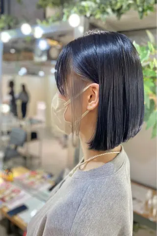 ミディアム カラー 菊地 紗矢のヘアスタイル