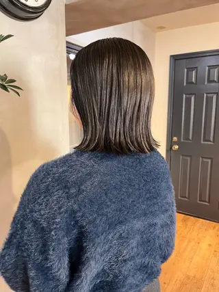 ミディアム カラー 上川 美幸のヘアスタイル