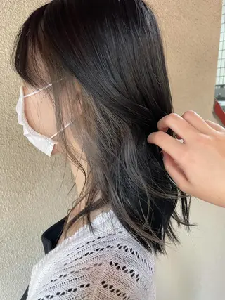 ミディアム 🦋プルエクステ ARISA🦋のヘアスタイル