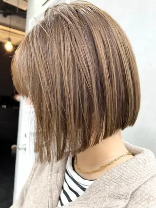 ショート カラー ☀️東京→岡崎☀️ ハイライト青山彪雅のヘアスタイル
