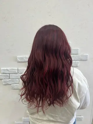 セミロング カラー 太白区白髪ぼかし/ ボブカット/千葉達人のヘアスタイル