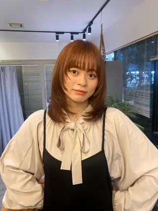 ミディアム 佐藤 櫻のヘアスタイル
