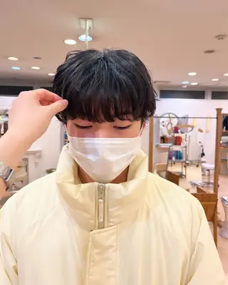 パーマ メンズ 💠つたふうか/ 韓国/メンズヘア💠のヘアスタイル