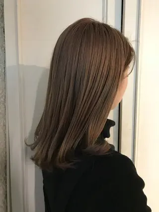 ミディアム カラー 悩み解決/艶髪/ LISAのヘアスタイル