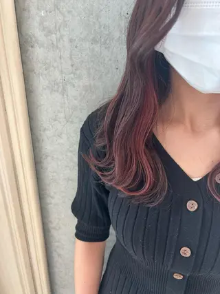 ロング カラー キッズ SALOWIN川崎WEST店所属・🌷川崎/アレンジ/ 暖色ボブ/コトネ🌷のヘアスタイル