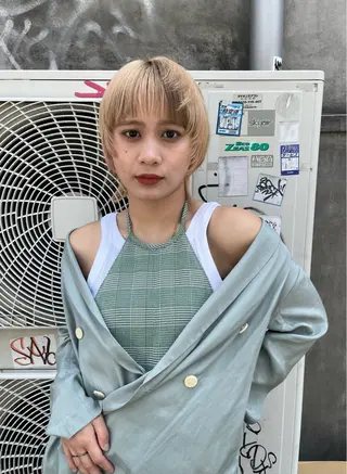 ショート iru所属・mi kiのヘアスタイル