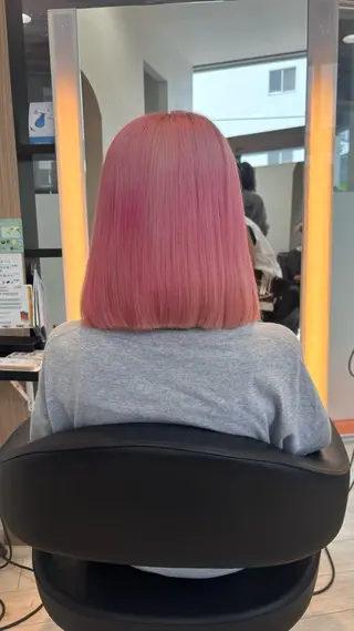 ミディアム miyu/ボブ/ 透明感カラー/栄のヘアスタイル