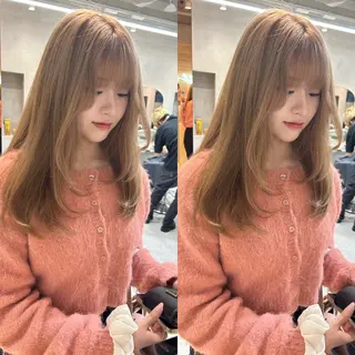 セミロング GLROW haruhiのヘアスタイル