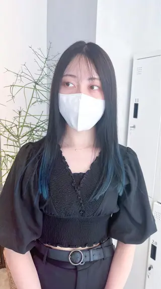 ロング 🌈モテ色 村上のぶきのヘアスタイル