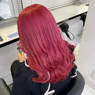 ロング カラー 透けるやわらか艶髪♡ ナチュラルストレートのヘアスタイル