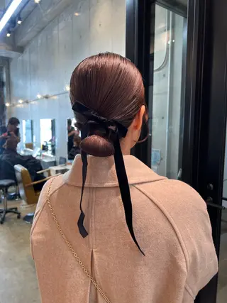 ヘアアレンジ カコ/レイヤーカット ヘアアレンジのヘアスタイル