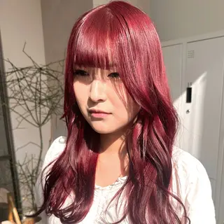 ロング カラー デザインカラー/パー マ🦖外岡咲希🦖のヘアスタイル