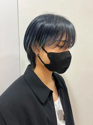 カラー メンズ StellA所属・MIZUKI/町田/ ハイトーンカラーのヘアスタイル