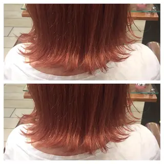 ミディアム カラー 透明感・艶カラー/ 坂田友梨奈のヘアスタイル